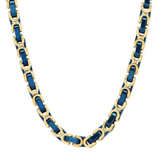 SteelTime Luxe Byzantine Chain Necklace