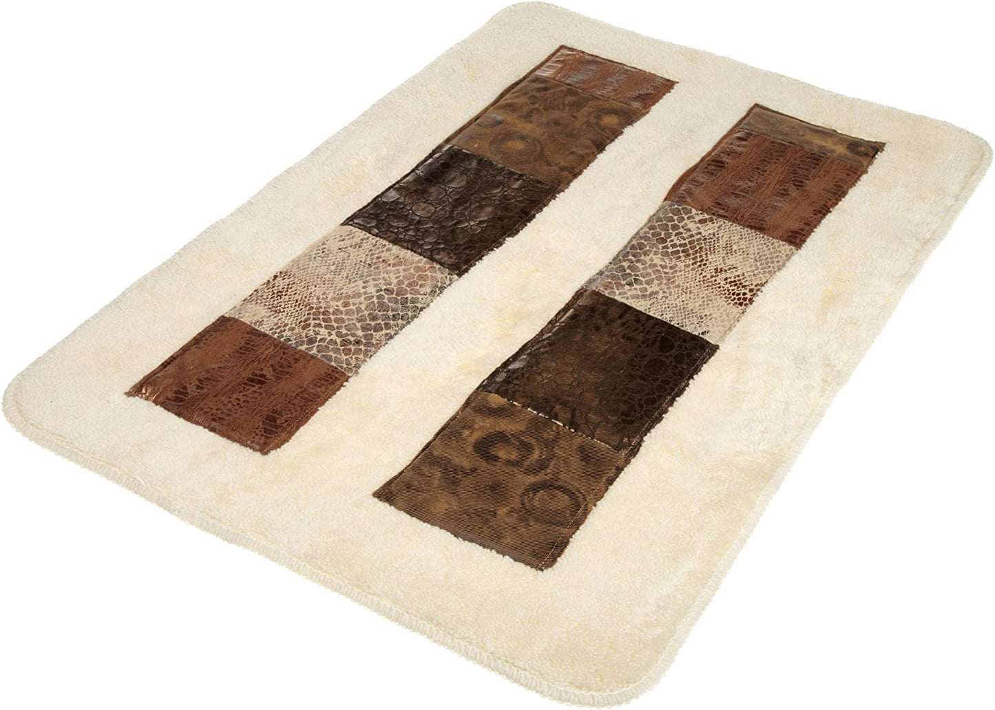 Zahari Home Bathroom Rug Classic Luxury Bath Rug Contemporary Decor Beautiful Shower Mat Unique Design Stylish Bathroom Rug Bath Shower Tub Decor Western Country