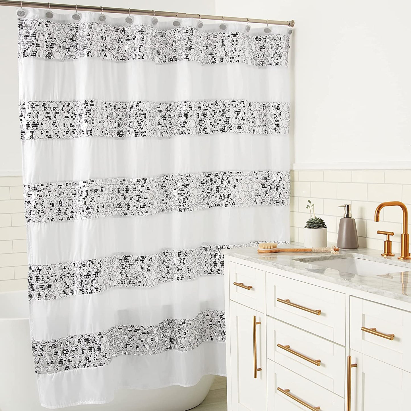 Zahari Home Shower Curtain Classic Fabric Shower Curtain Unique Design Custom Shower Curtain Western Country Shower Curtain