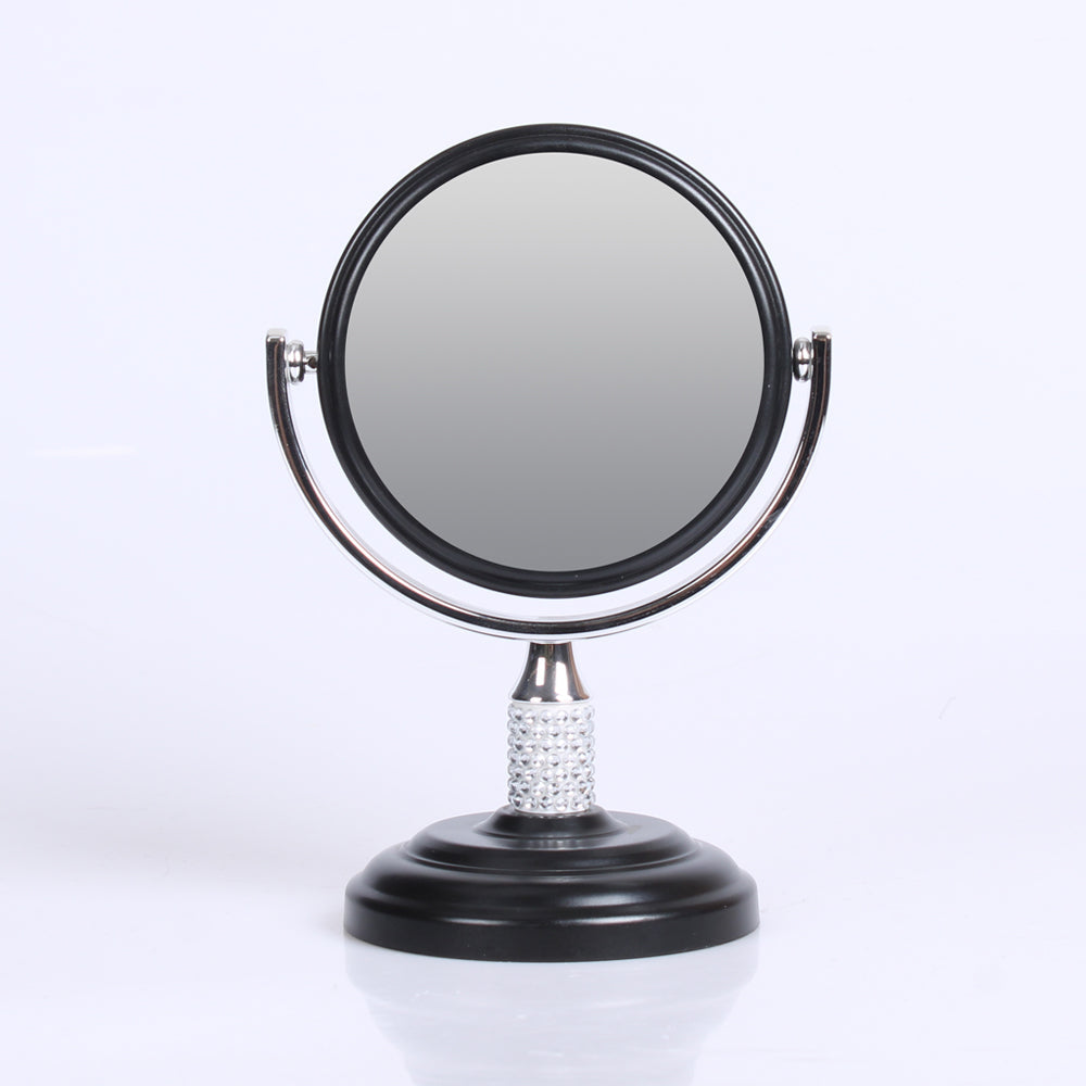 Large Magnifying Makeup Mirror Double Sided with Stand, Desk Mirror Vanity Mirror Cosmetic Mirror Countertop Mirror 1X/5X Magnification 360 degree swirl, Large 8.50 inch Mirror