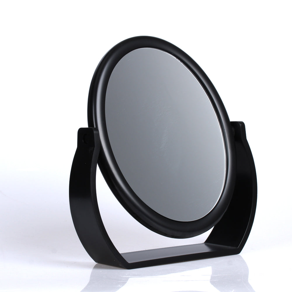 Large Magnifying Makeup Mirror Double Sided with Stand, Desk Mirror Vanity Mirror Cosmetic Mirror Countertop Mirror 1X/5X Magnification 360 degree swirl, Large 8.50 inch Mirror