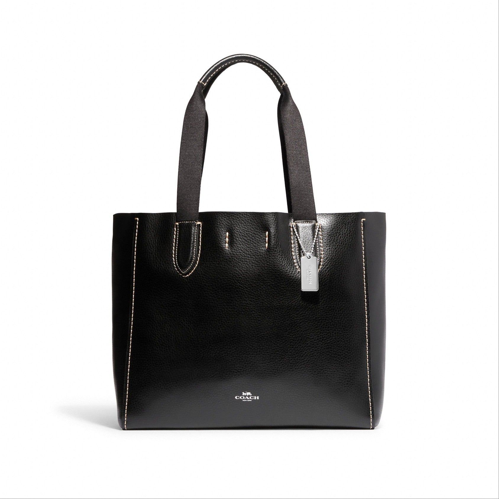 title:Coach Women's Black Derby Tote;color:Black