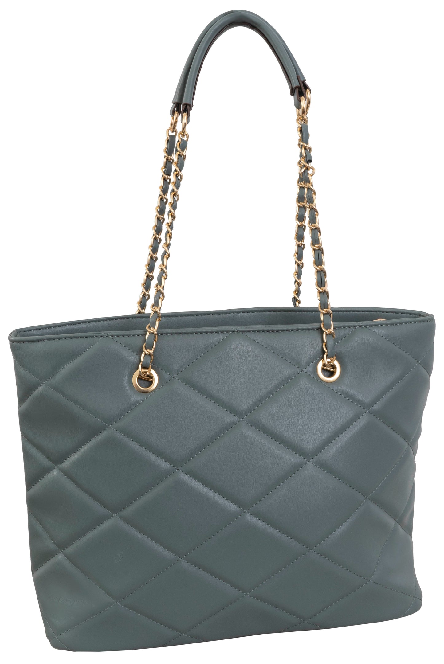 Ellen Tracy Smooth Diamond Quilted Tote ETH2179-104-SA