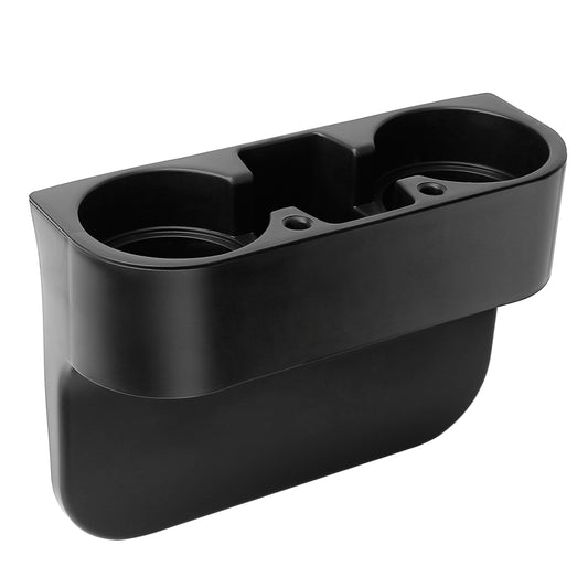 title:Car Seam Cup Holder Seat Gap Wedge Drink Storage Organizer Console Side Pocket Mount Stand For Pen Phone Bottle Sunglasses;color:Black