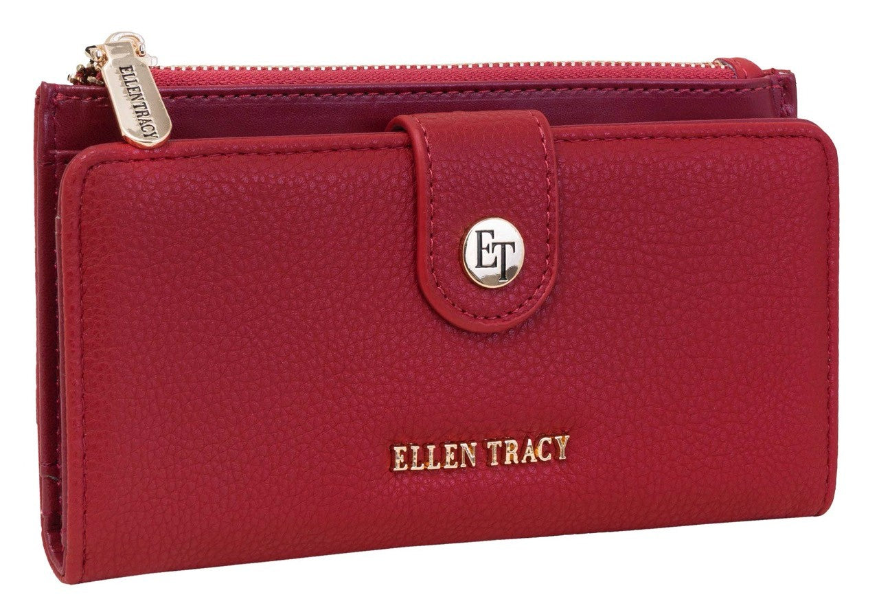 Ellen Tracy Wristlet And Continental Clutch Wallet Set