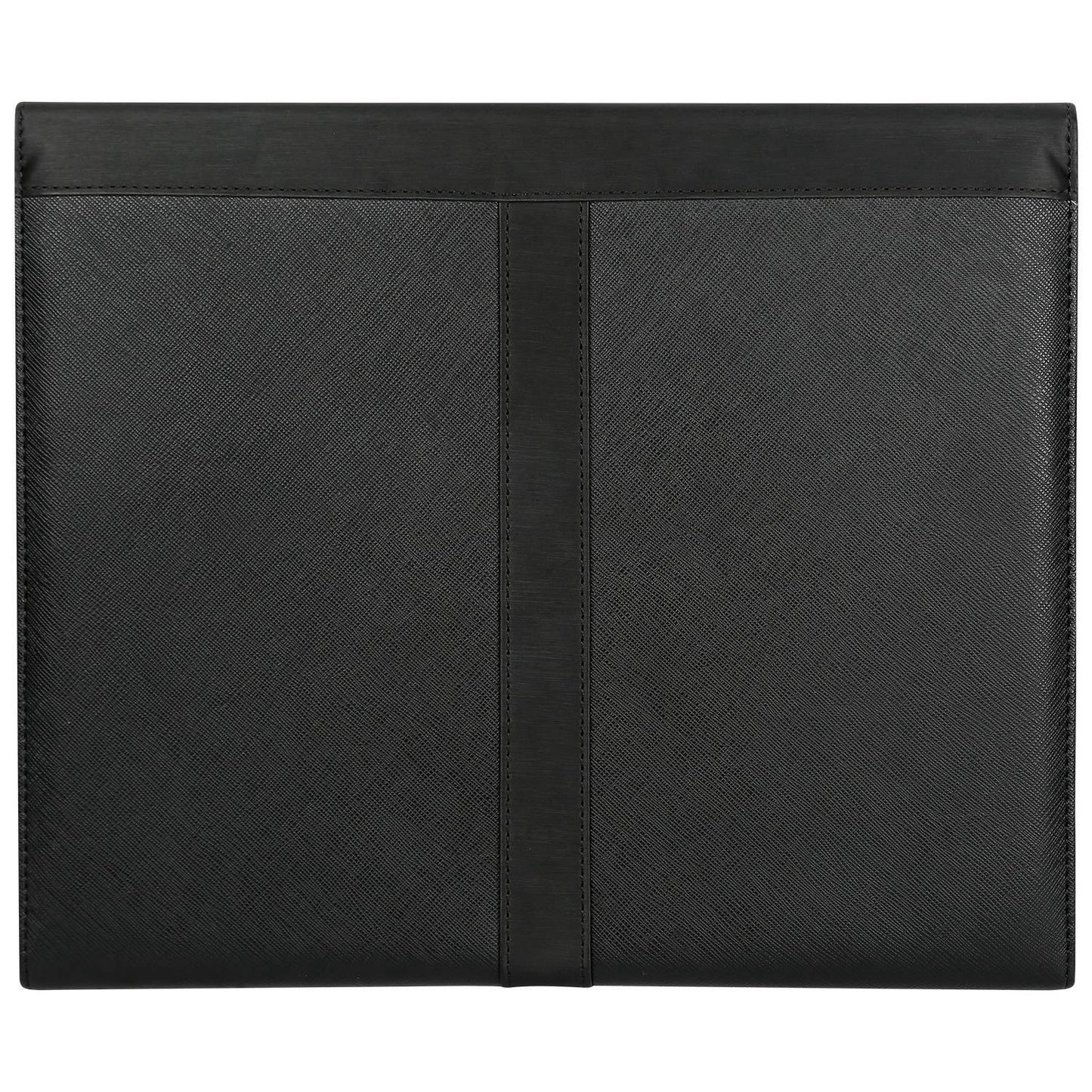 title:Fresh Fab Finds Padfolio Portfolio Folder Business Document Organizer PU Leather Padfolio Holder Case for 9.7" iPad Tablet Business Cards;color:Black