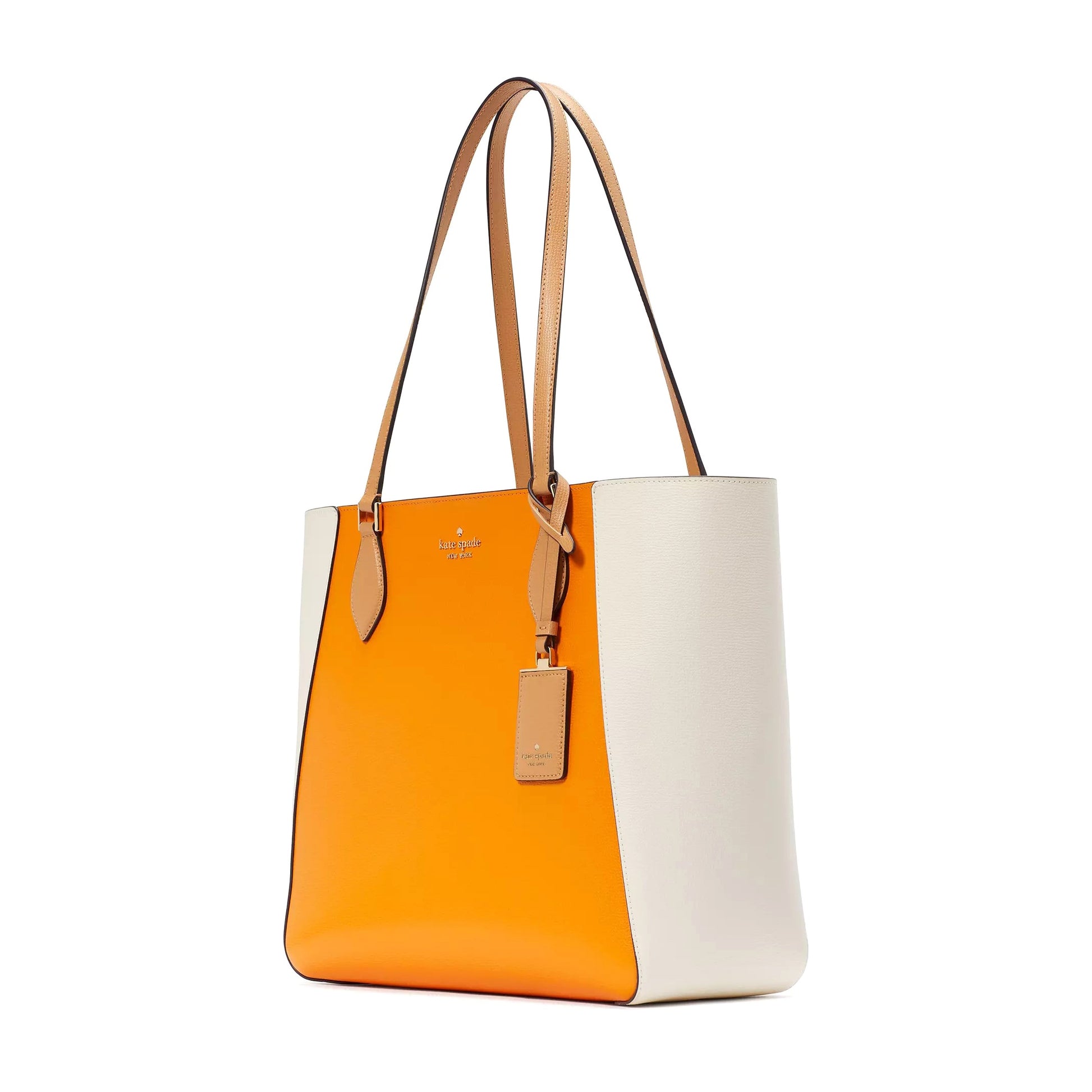 title:Kate Spade Women's Poppy Colorblock Tote;color:Turmeric Root Multi