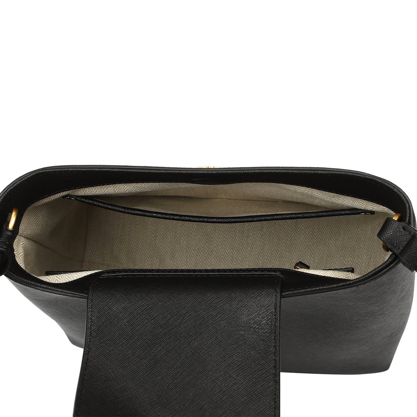 Tory Burch Black Emerson Bucket Bag