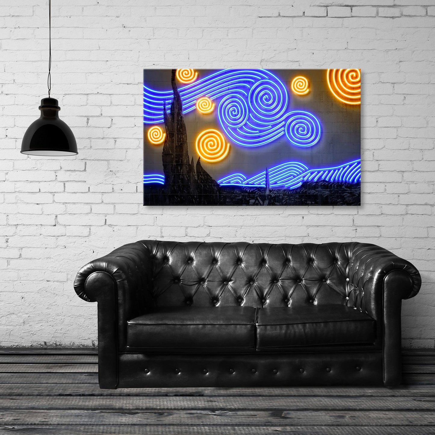 Starry Night Fine Art Stretched Canvas