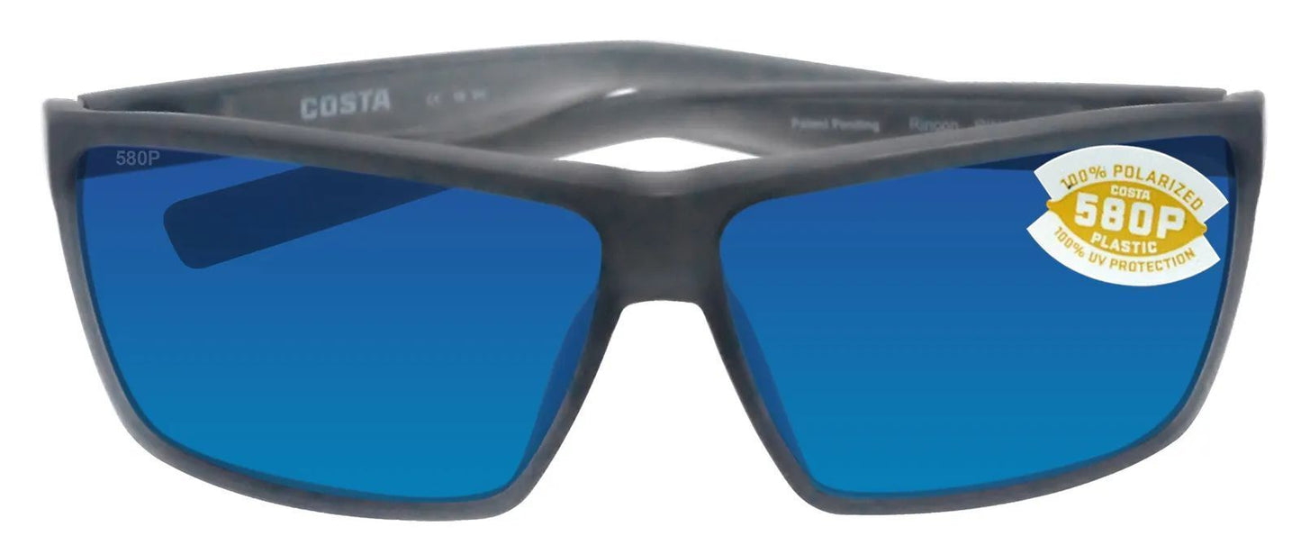 Costa Del Mar Rincon Matte Smoke Blue Mirror 580P Polarized 63mm Sunglasses