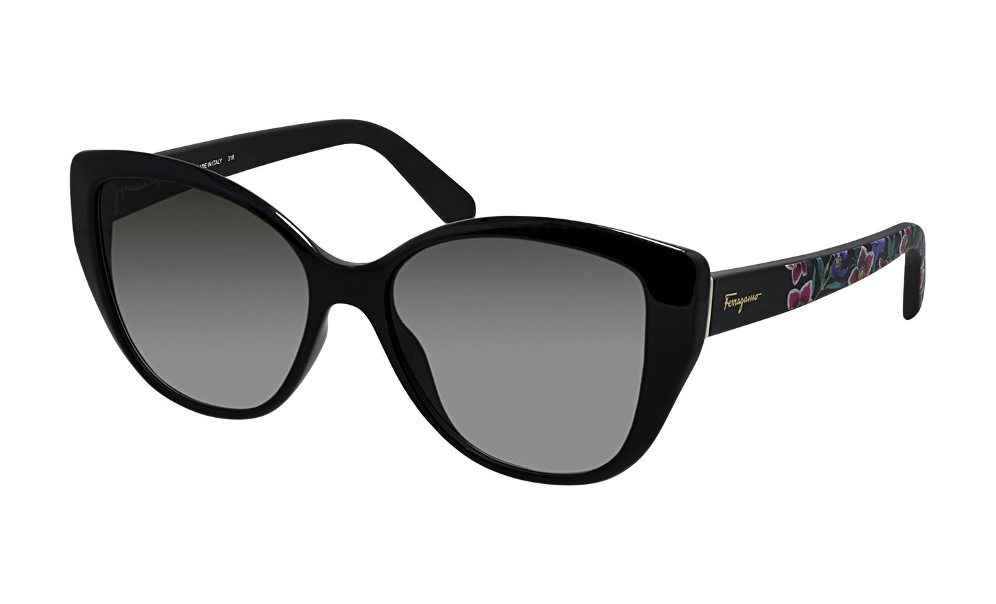 Salvatore Ferragamo Women Black Sunglasses SF_912S_001_56mm