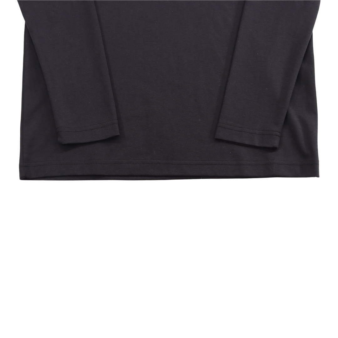 Max Colton Black Long Sleeve Knit Shirt