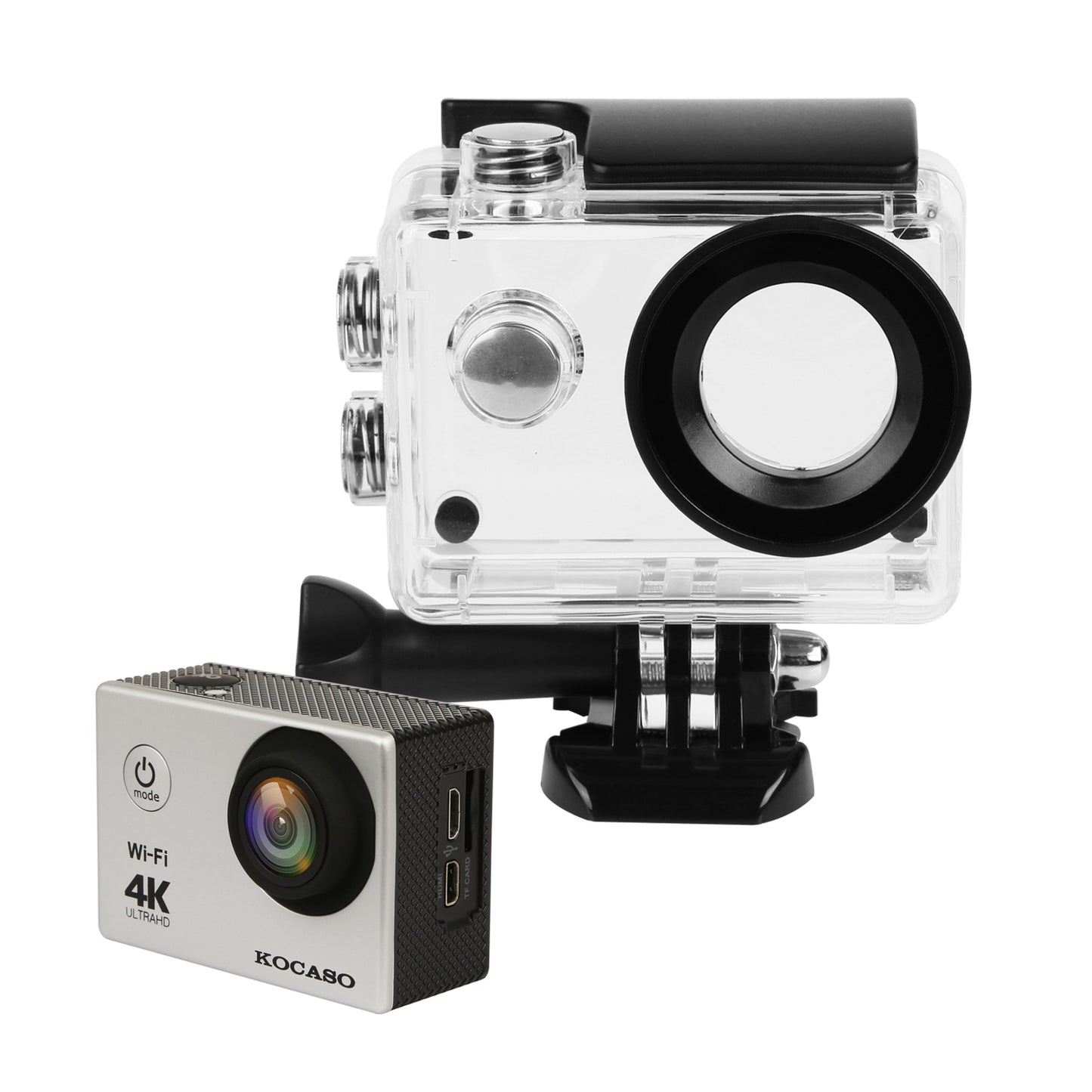 title:Fresh Fab Finds 4K 6G+IR 170°Lens Action Camera;color:Silver