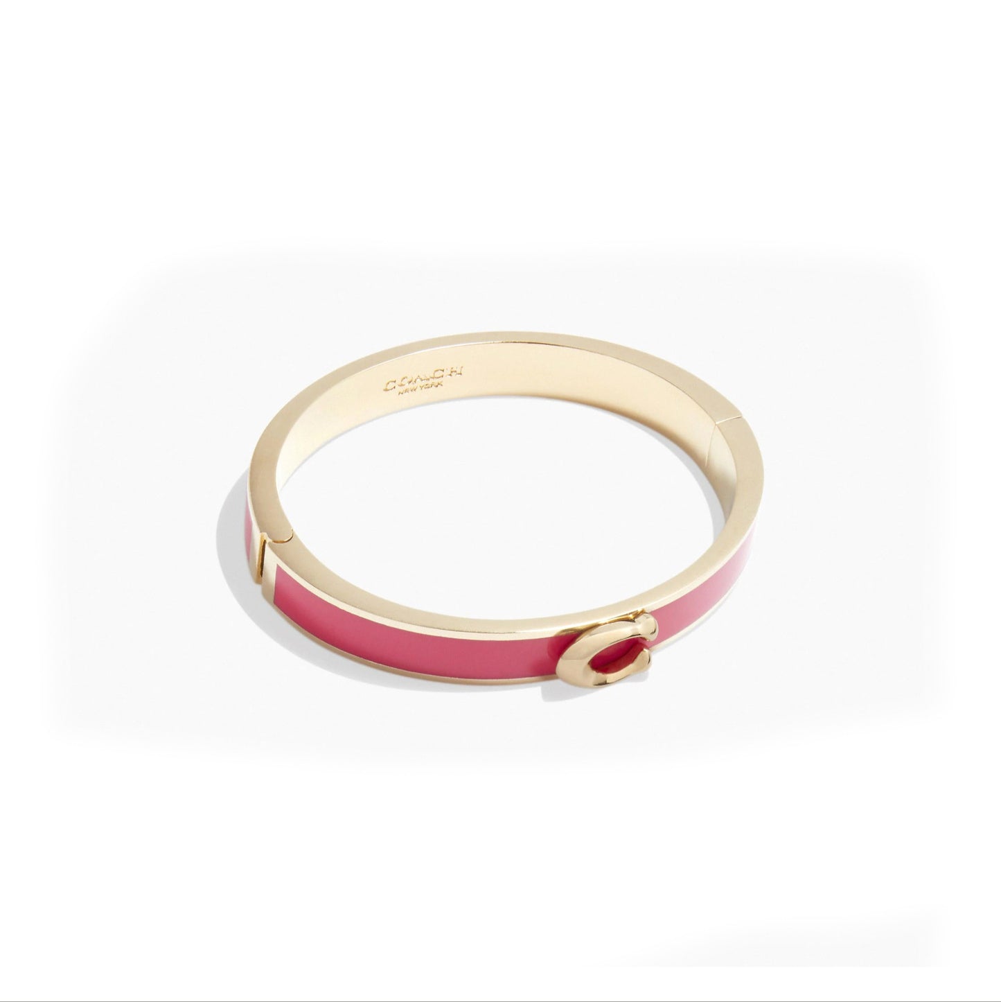 Coach Signature Push Hinged Bangle