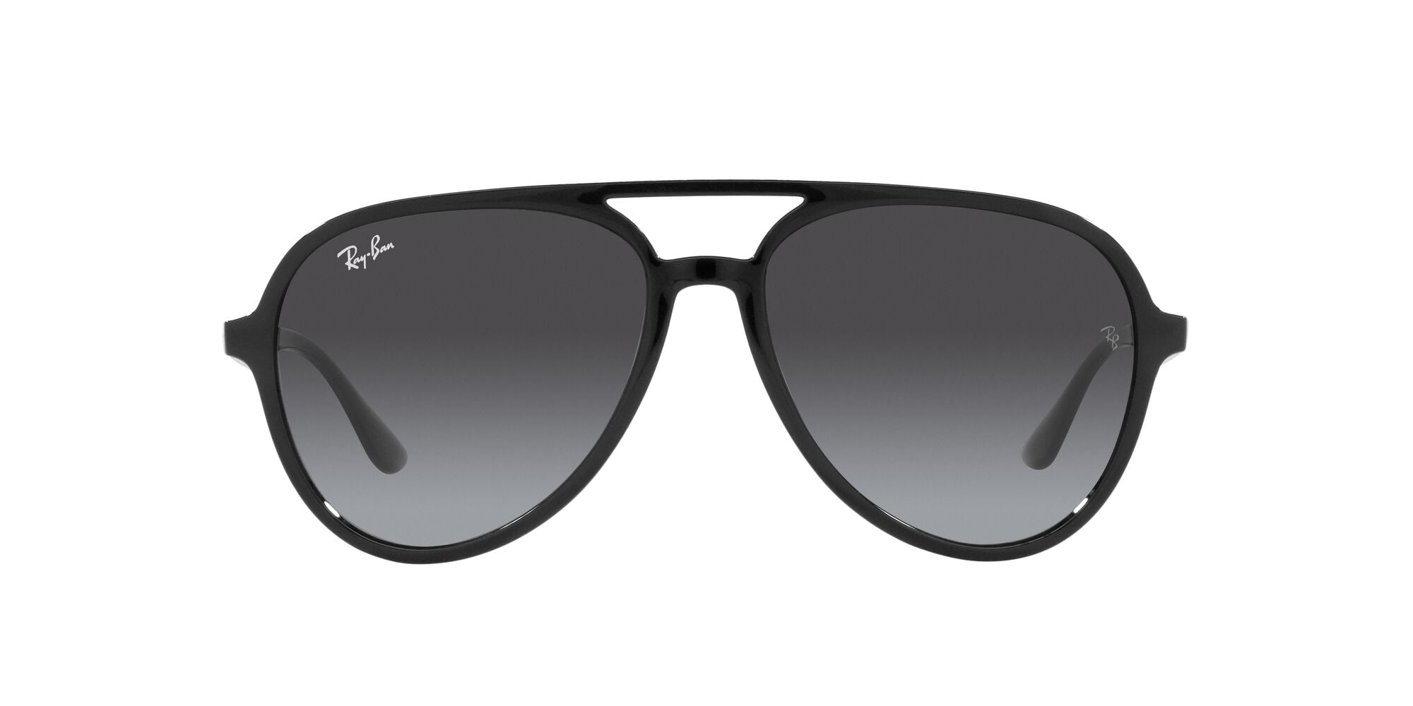 title:Ray Ban Black Sunglasses with Gray Gradient Lenses-RB_4376F_601/8G_57mm;color:Black