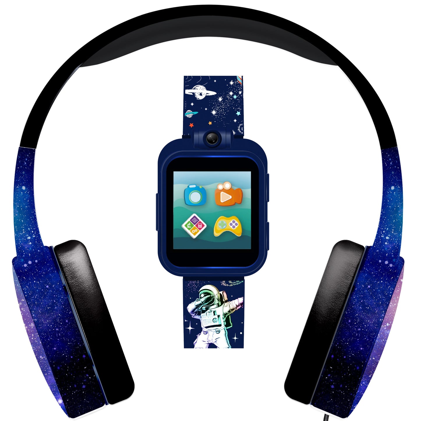 PlayZoom 2 Kids Smartwatch with Headphones: Spaceman Print affordable smart watch with headphones