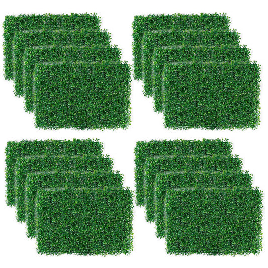 title:12Pcs 23.6x15.75in Artificial Boxwood Topiary Hedge Plant Grass Backdrop Fence Privacy Screen Grass Wall Decoration For Balcony Garden Fence;color:not applicable