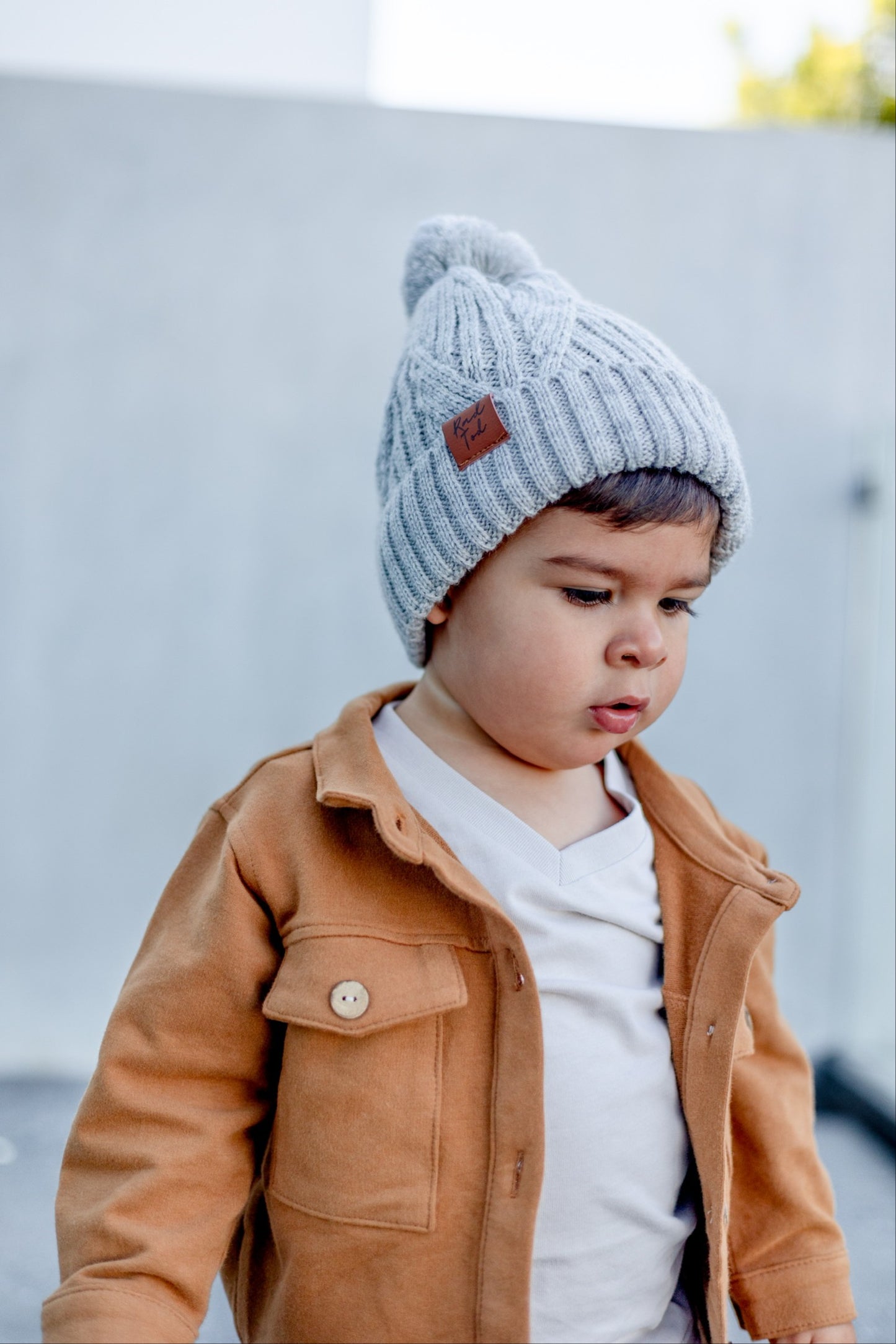 Lux - Gray Toddler Beanie