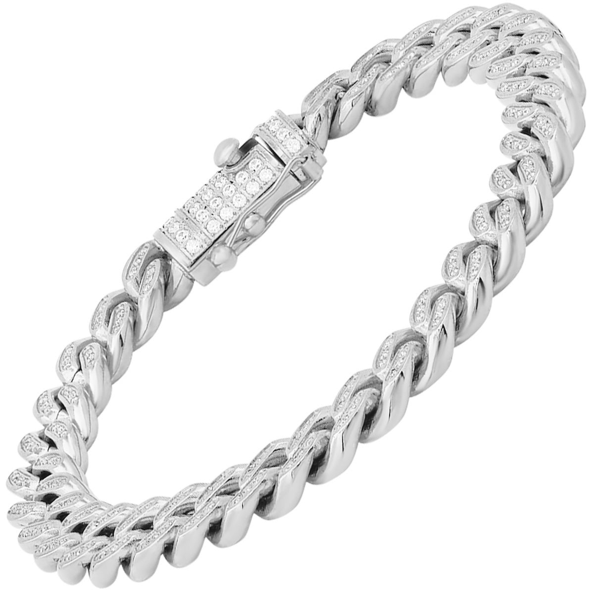 Iced Out Cuban Link Bracelet