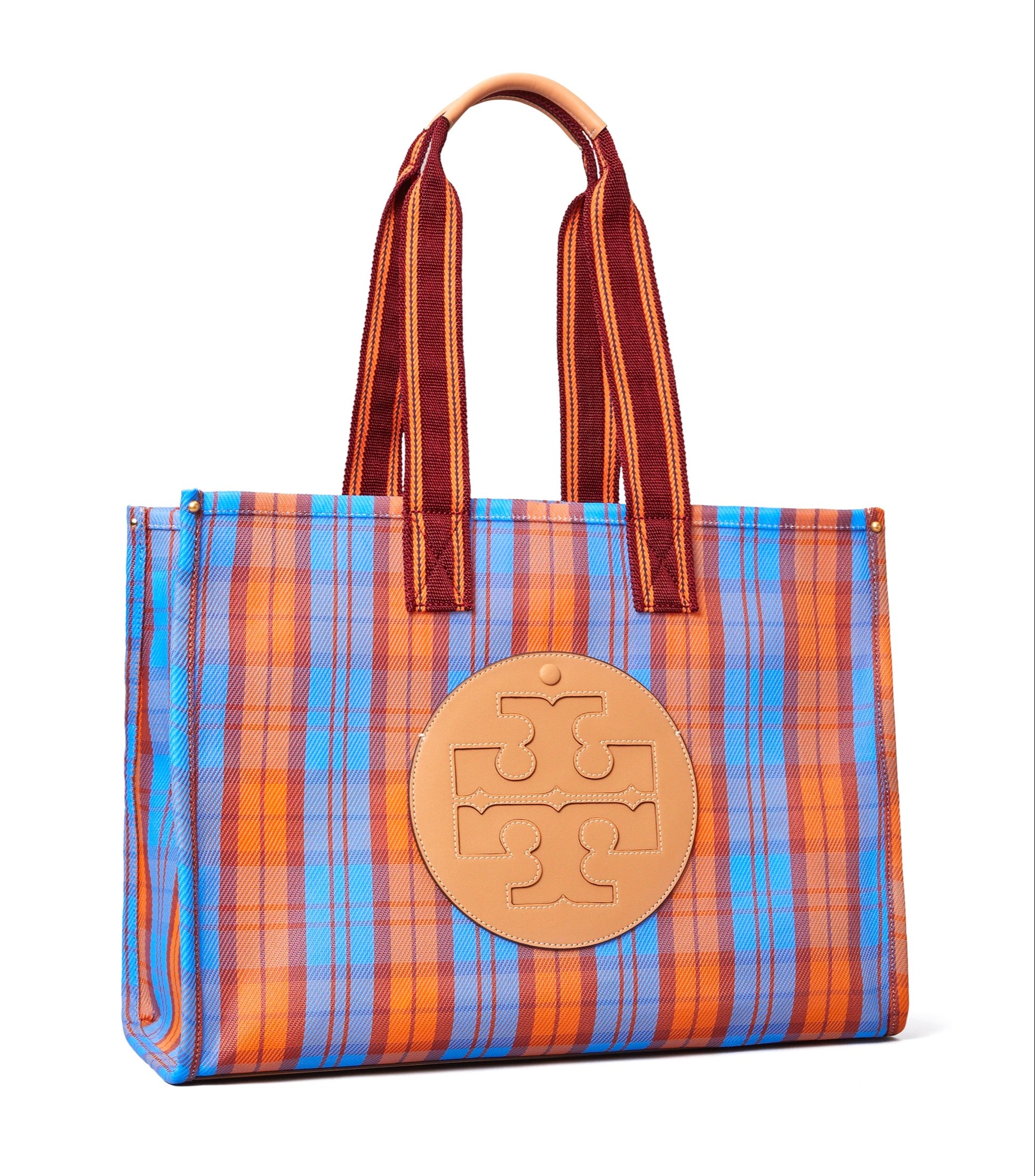 Tory burch 2025 plaid tote