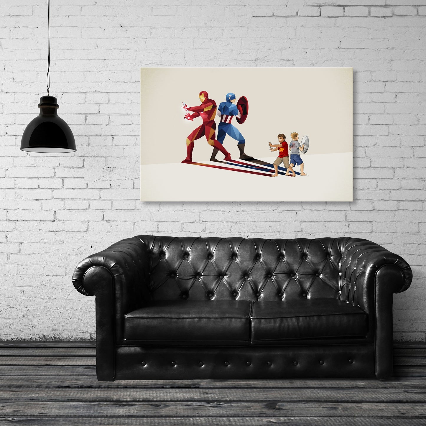 Brothers In Arms Fine Art Stretched Canvas