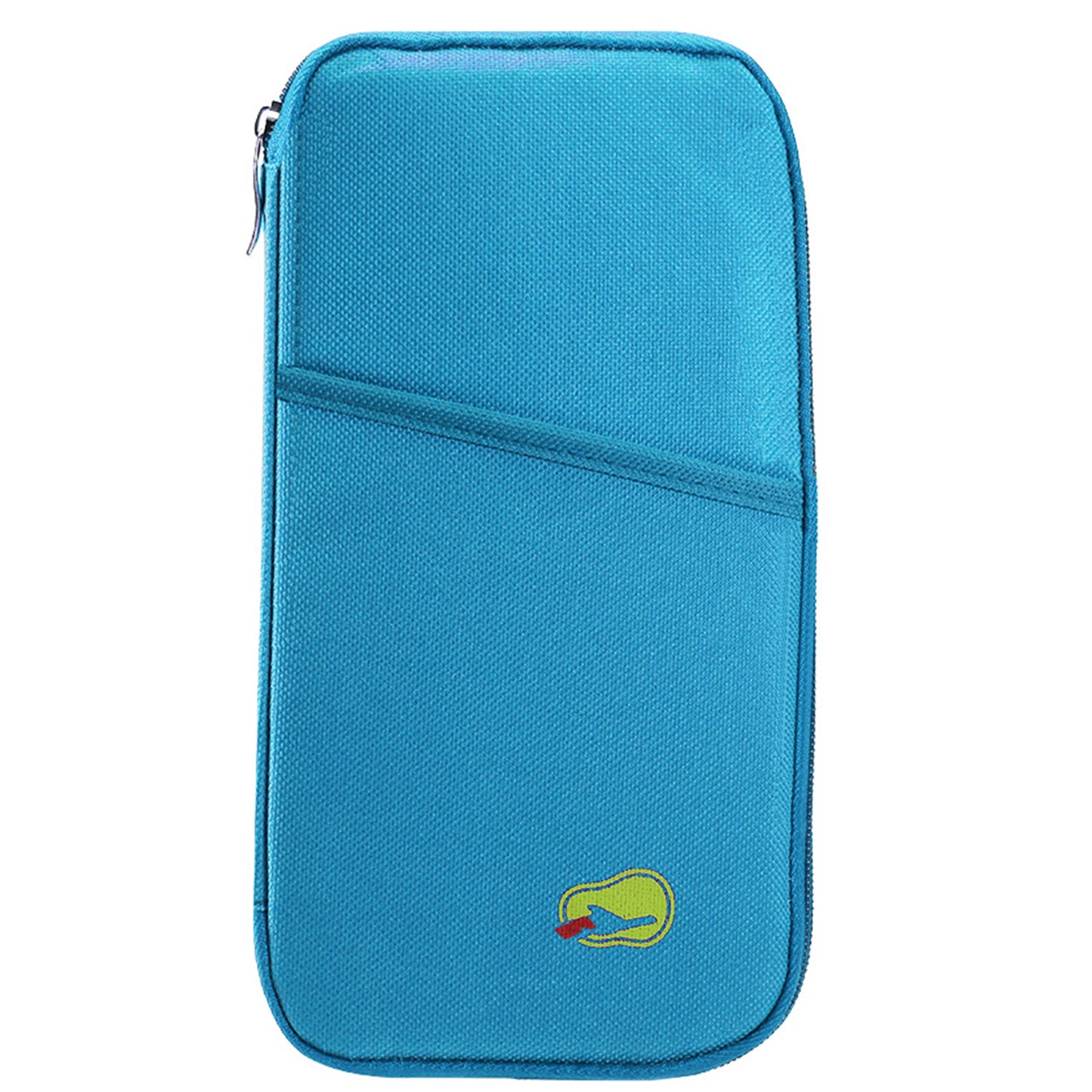 title:Travel Passport Wallet 12Cells Ticket ID Credit Card Holder Water Repellent Documents Phone Organizer Zipper Case Business Trip Daily Use;color:Blue