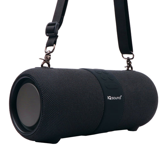 title:Supersonic Portable Bluetooth Speaker with TWS & Voice Recognition;color:Black