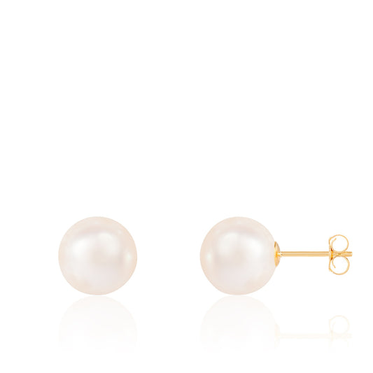 Splendid Pearls 8mm Akoya Stud Earrings