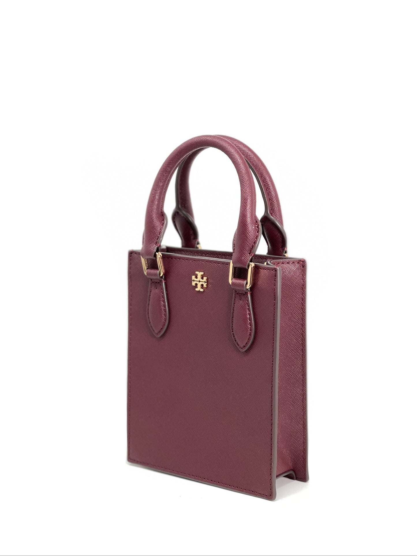 Tory Burch Claret Emerson Mini Shopper Tote