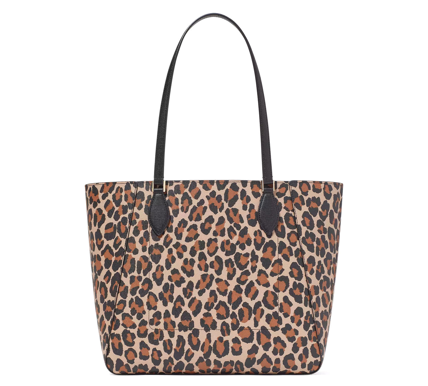 title:Kate Spade Women's Poppy Spotted Leopard Tote;color:
Brown Multi