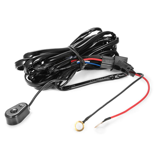 title:LED Light Bar Wiring Harness Kit 280W 12V 40A Power Relay Fuse On/Off Switch 10ft Length Universal Fitment Light Bar Accessories;color:not applicable