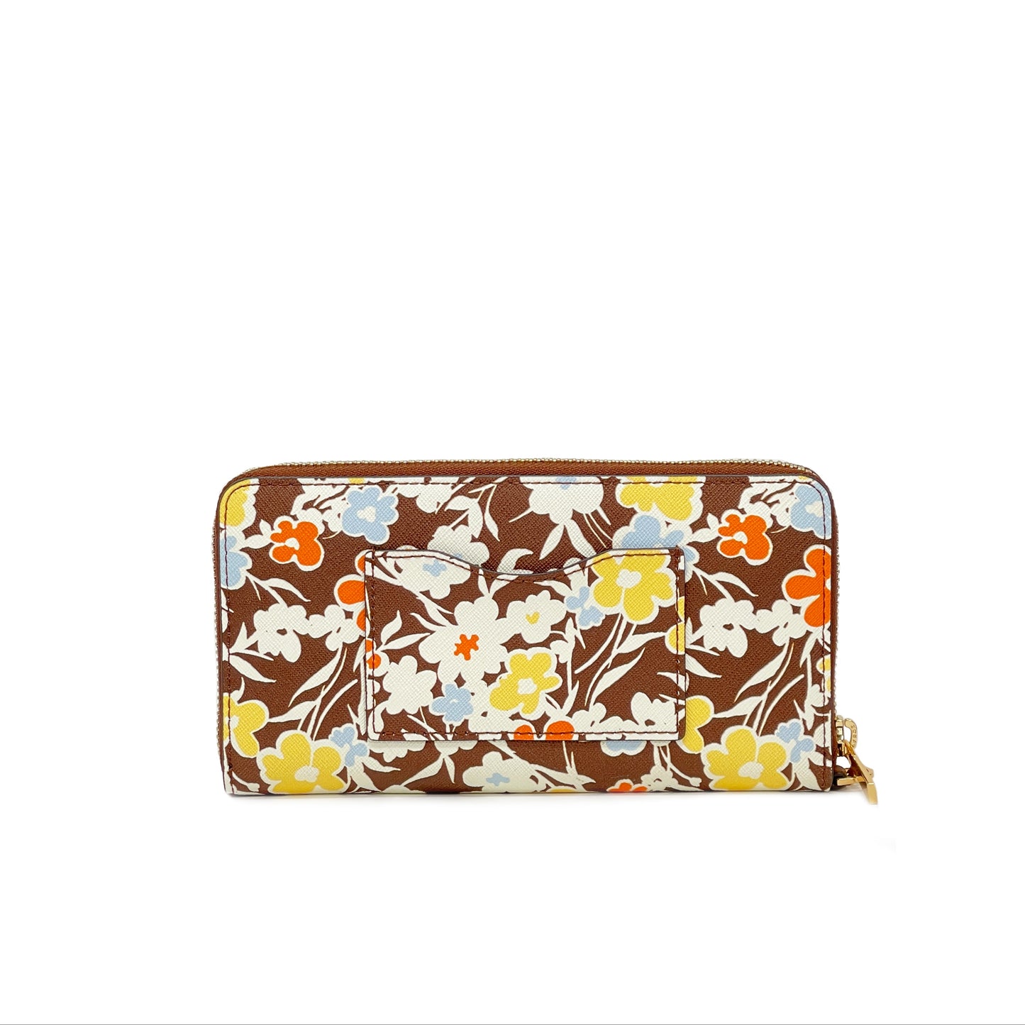 Tory Burch Reverie Emerson Printed Wristlet Zip Continental Wallet