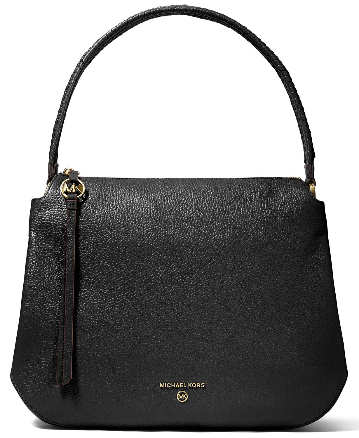 title:Michael Kors Women's Black Grand Large Hobo Shoulder Bag;color:Black