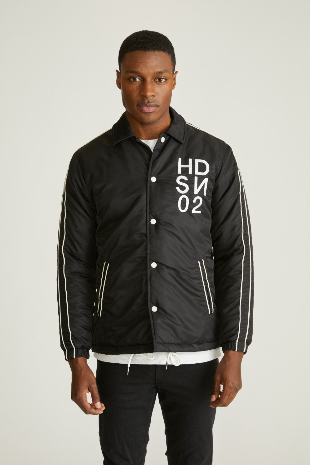 Hudson Jeans Nylon Coaches Jacket