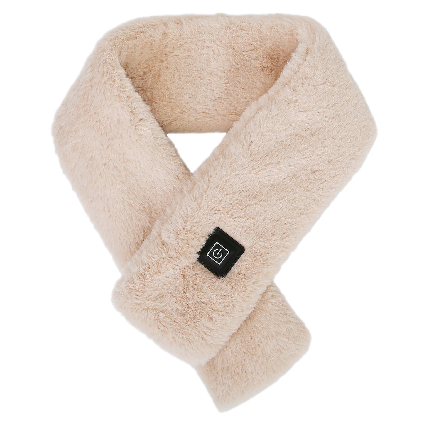 title:Electric Heated Scarf USB Heating Neck Wrap Unisex Winter Heated Neck Shawl Soft Warm Scarves w/ 3 Heating Modes;color:Camel