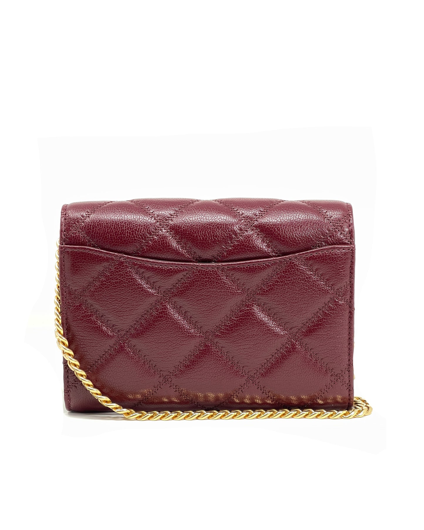 Tory Burch Claret Willa Chain Wallet