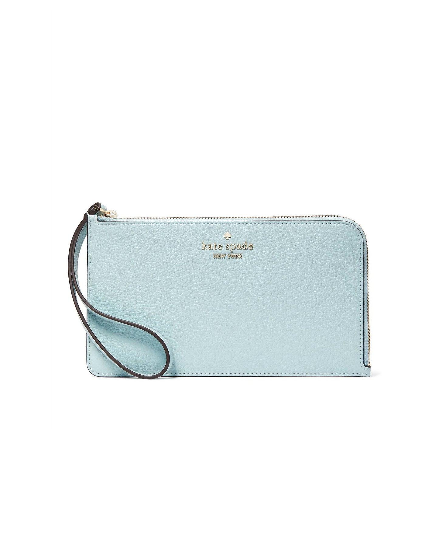 Kate Spade Lucy Pebbled Leather Medium L-Zip Wristlet