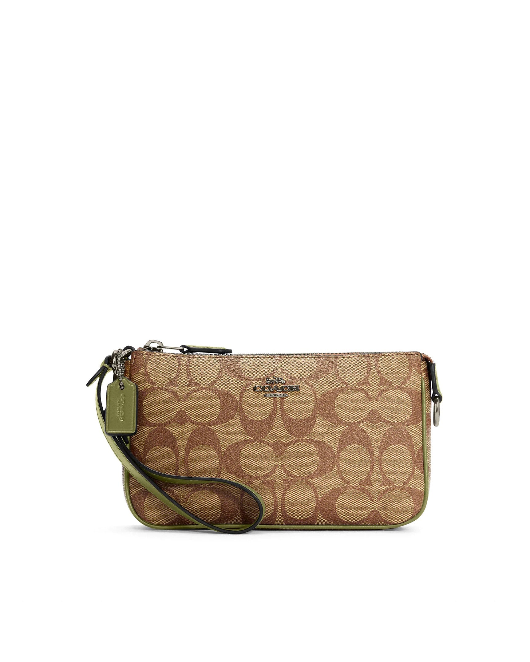 title:Coach Women's Nolita 19 In Signature Canvas;color:Khaki / Olive Green