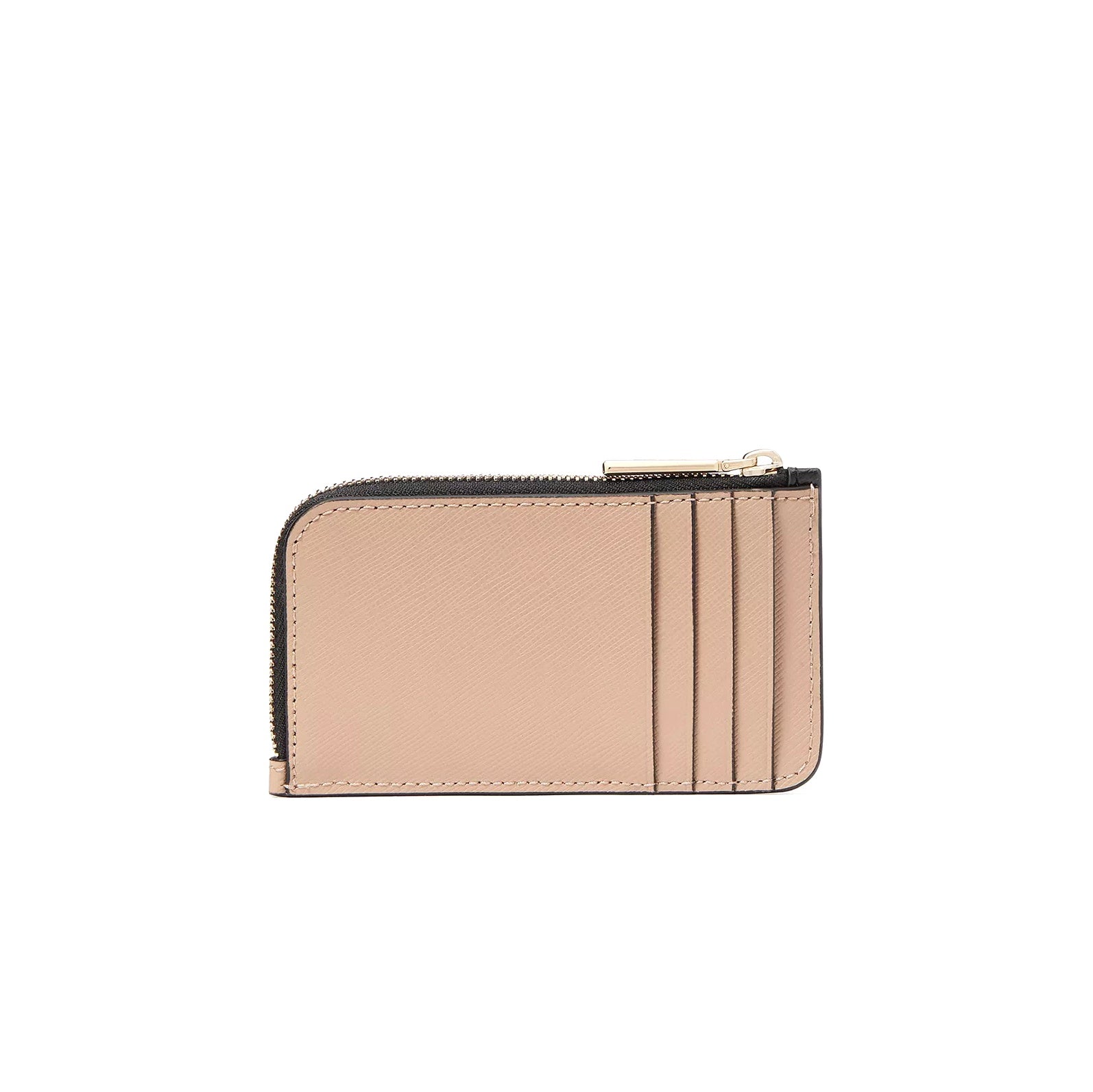 title:Kate Spade Women's Madison Top Zip Card Holder;color:Toasted Hazelnut Multi