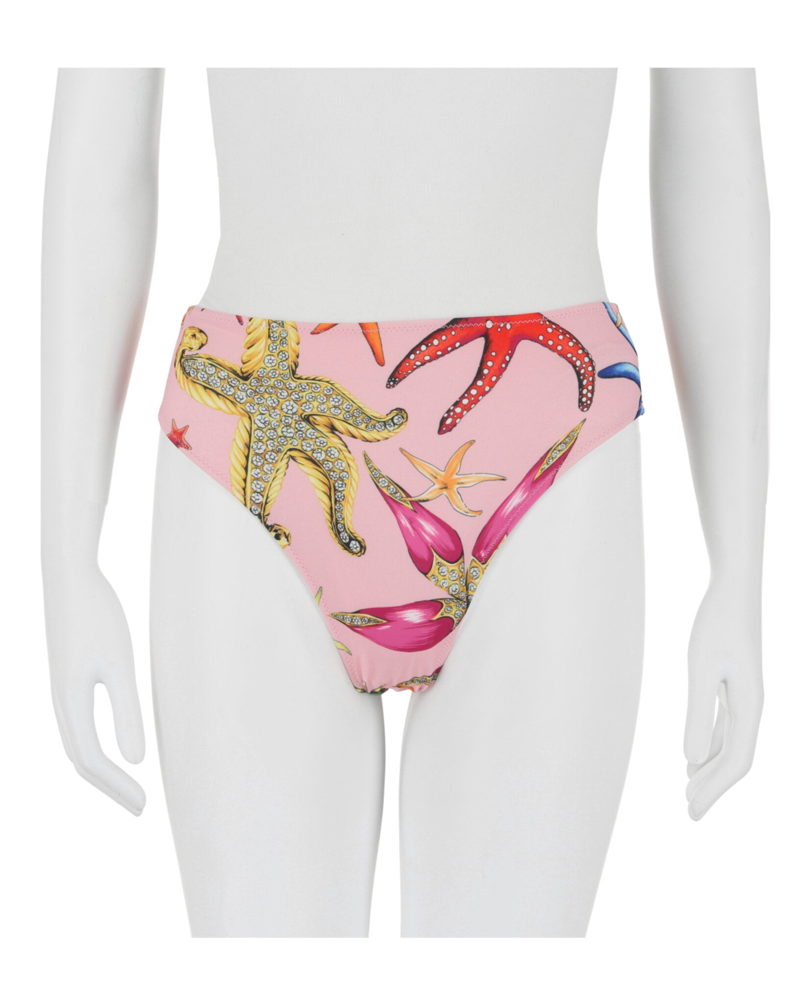 title:Versace Tresor De La Mer All Over Bikini Bottom;color:Multi