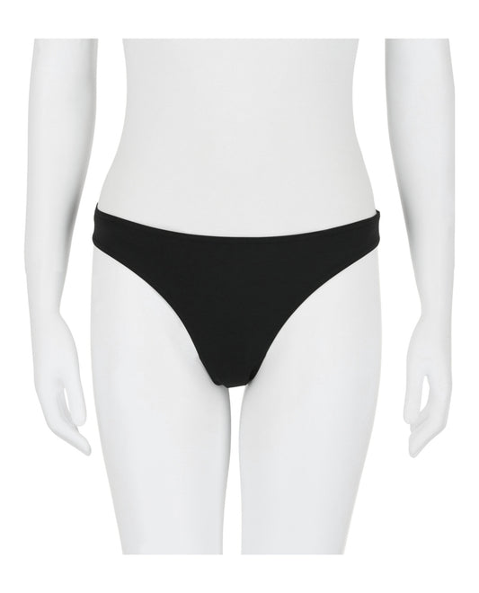 title:Versace Slip Bikini Bottom;color:Black