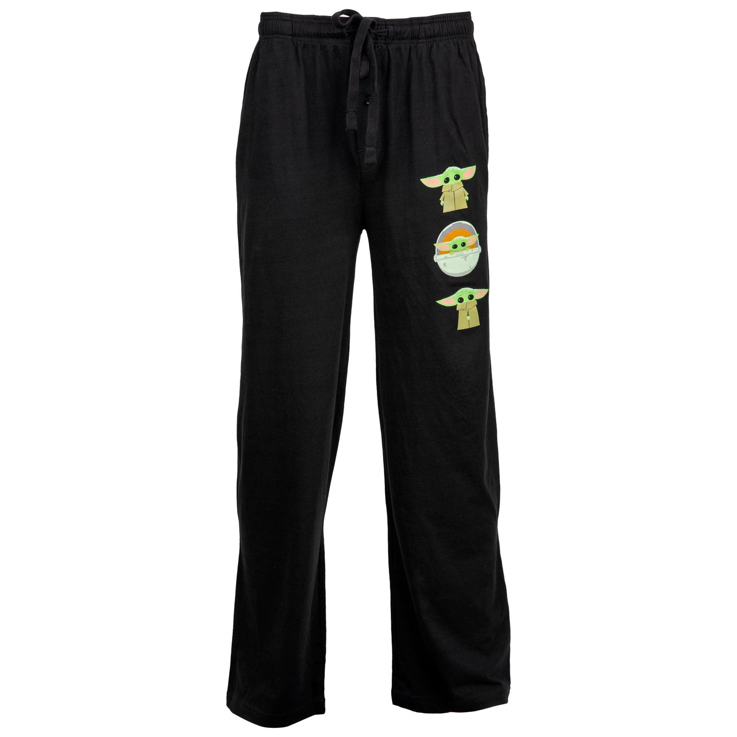 title:Star Wars The Mandalorian The Child Character Unisex Sleep Pants;color:Black