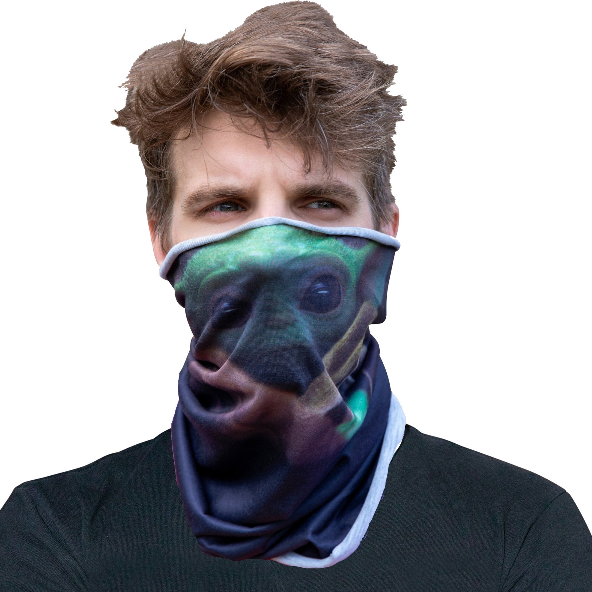 title:Star Wars The Child from the Mandalorian Full Face Tubular Bandana Gaiter;color:Black