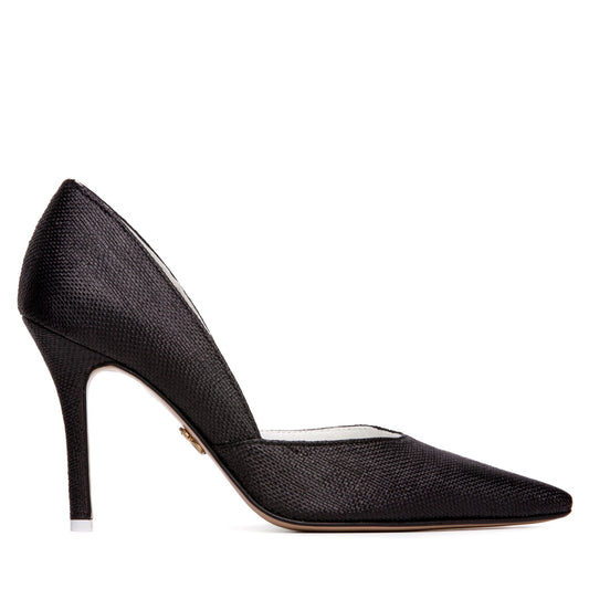 Allegra Stiletto Leather Mix Pump - Ruumur