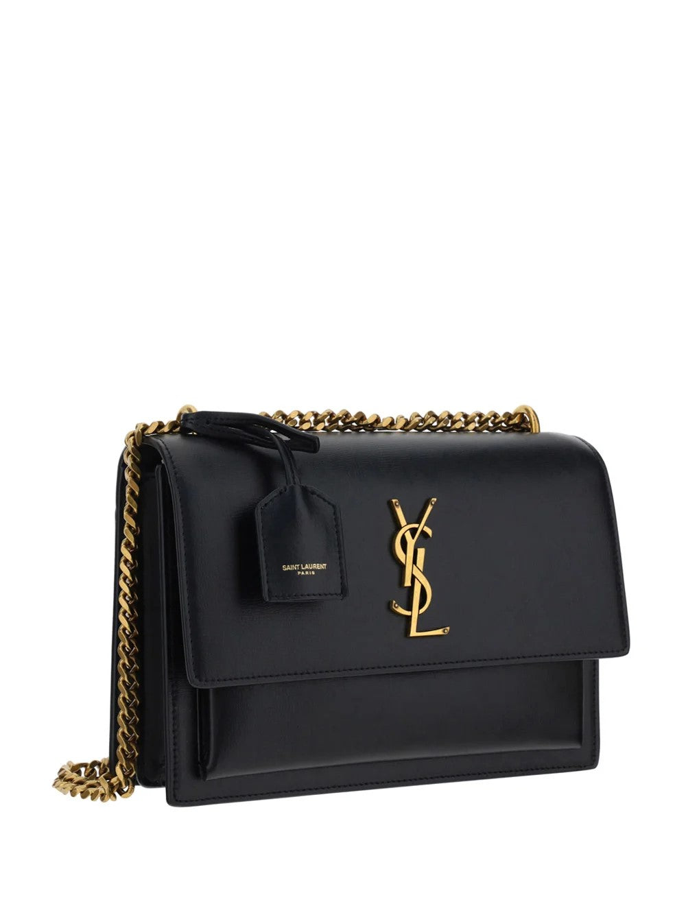 Saint Laurent Sunset Medium Shoulder Bag Gold