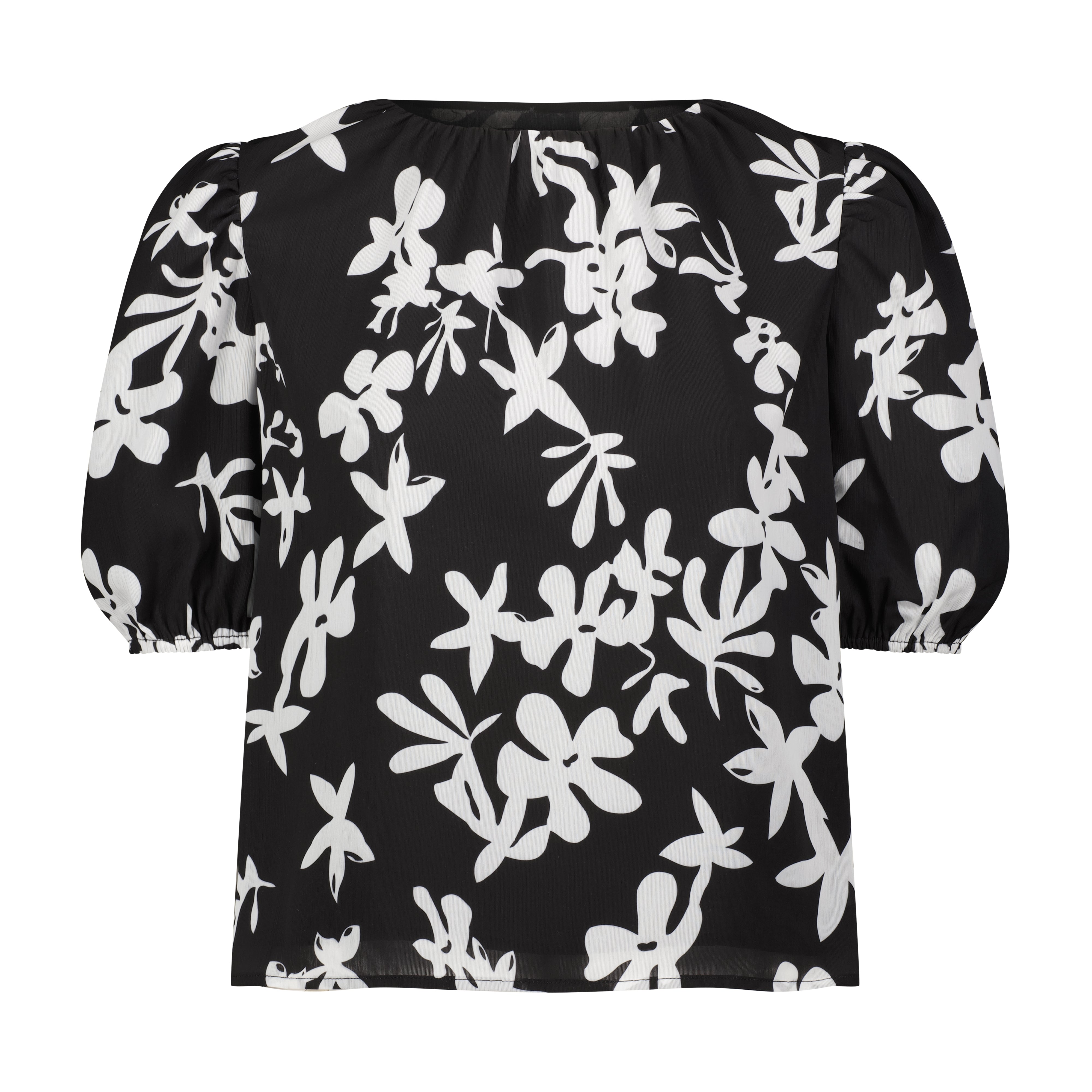 SHERYL ABSTRACT FLORAL TOP– Ruumur