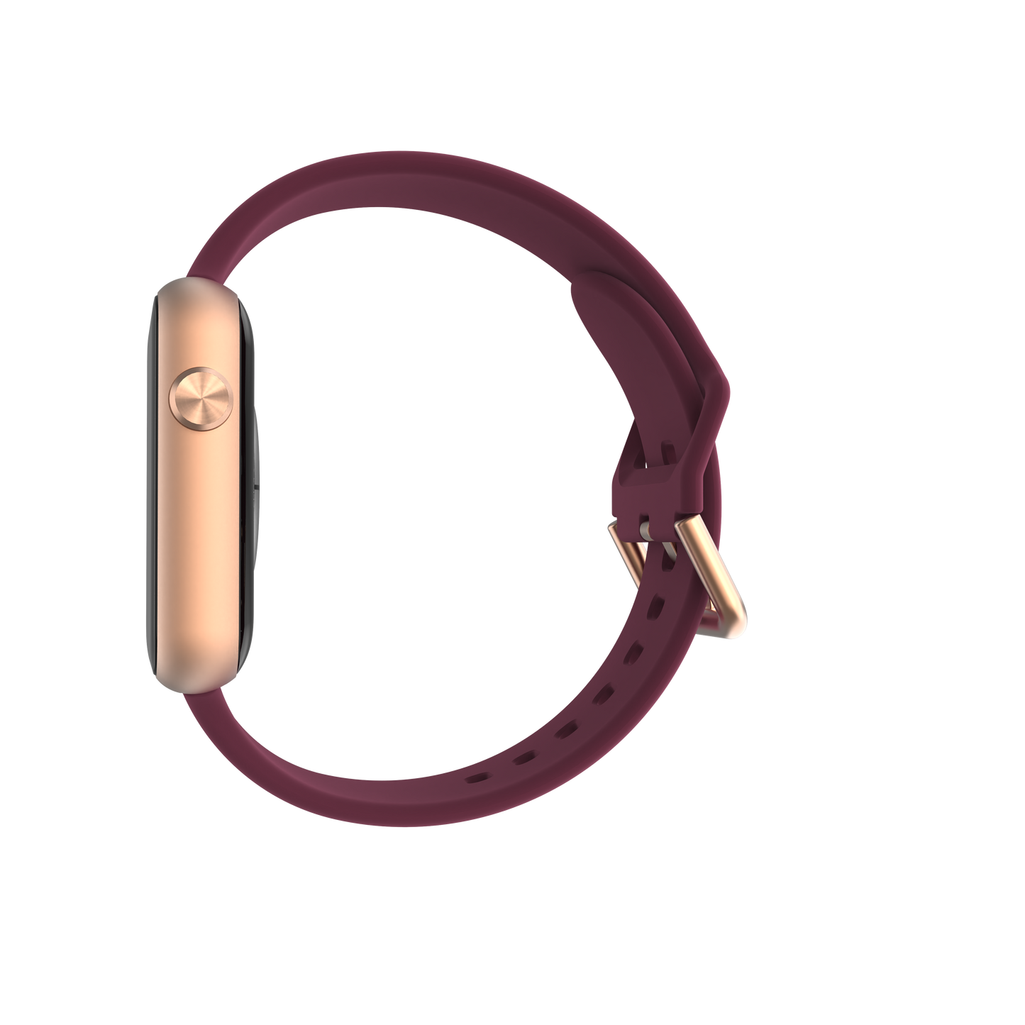 iTouch Air 4 | Jillian Michaels Edition Smartwatch in Rose Gold with Merlot Strap