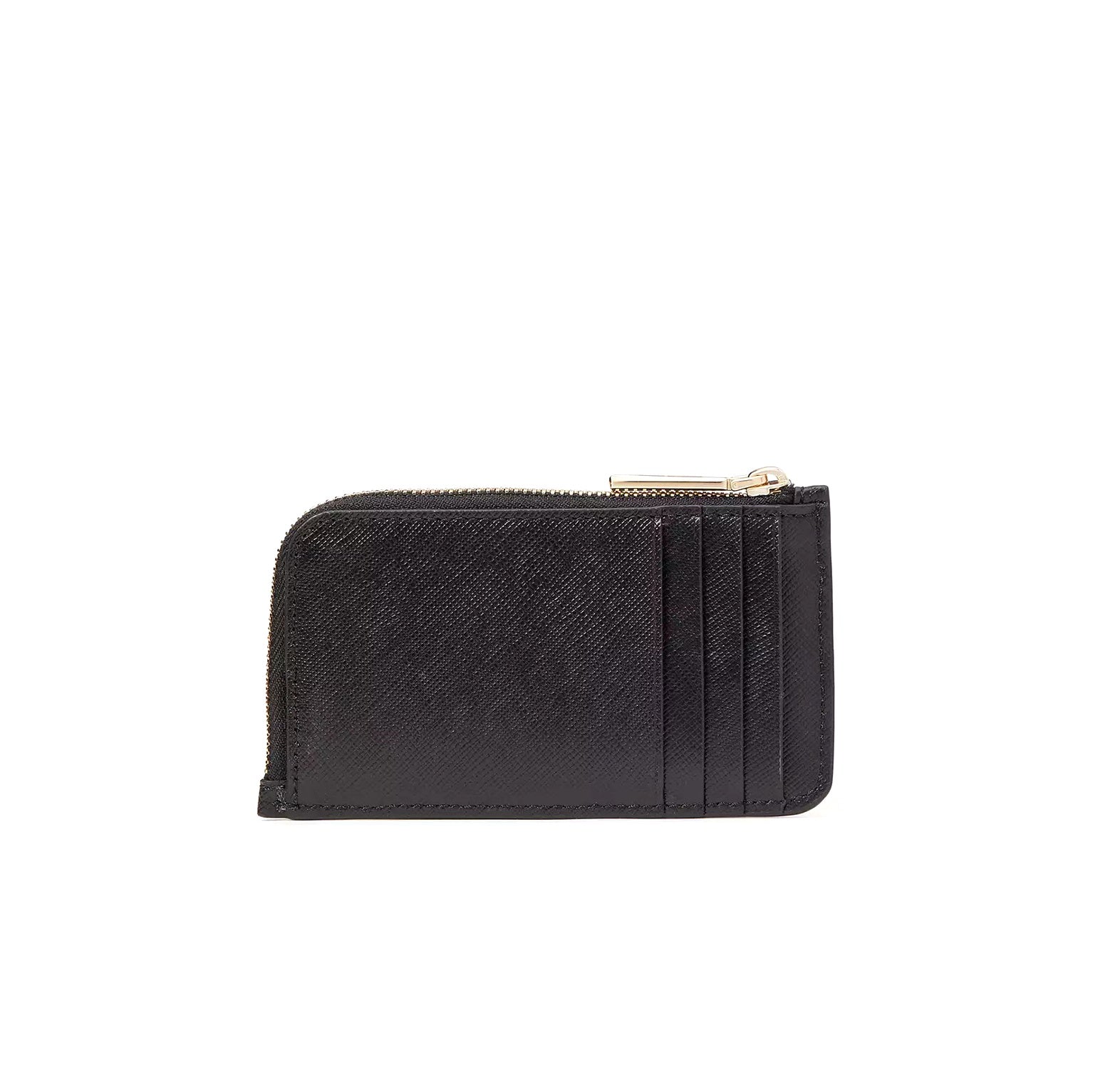 title:Kate Spade Women's Madison Top Zip Card Holder;color:Black