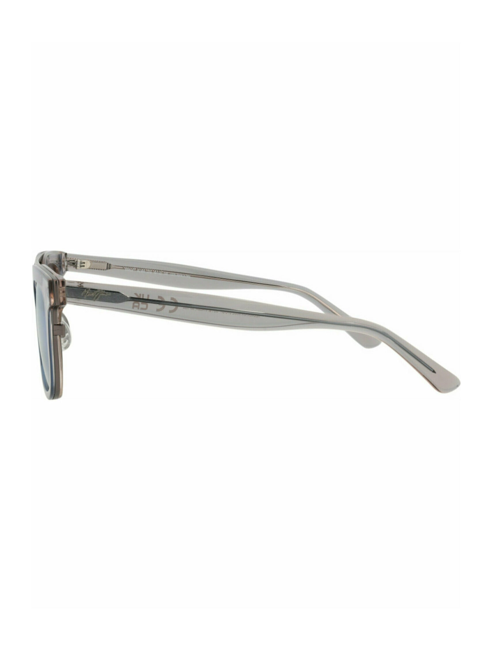 title:Maui Jim Square-Frame Acetate Sunglasses;color:Grey Grey Blue