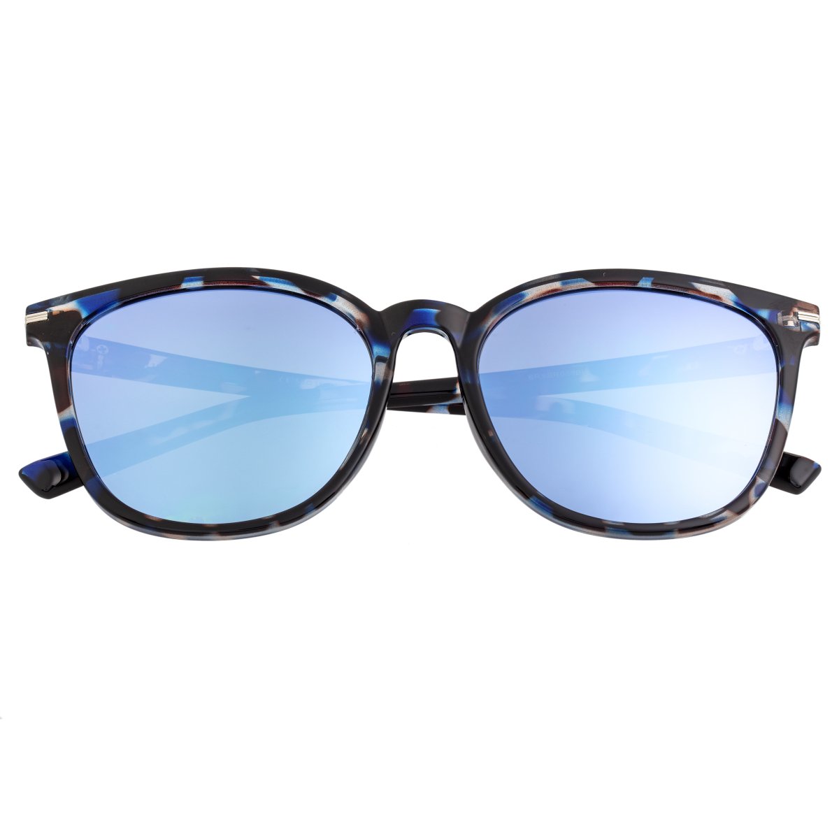 Bertha Piper Polarized Sunglasses - Blue Tortoise/Blue  - BRSBR039BL